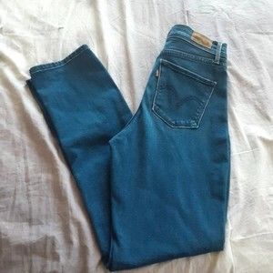 Levi's 512 Jeans Blue  Denim Skinny Women's 4